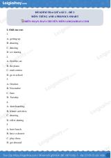 Đề thi giữa kì 2 Tiếng Anh 4 Phonics Smart - Đề số 2